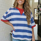 Stripe Patriotic Mix Top