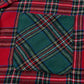 Red Plaid Contrast Patched Christmas Shirt & Short Pajama Set — image 12