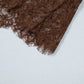 PREORDER // Dark Brown Lace Patchwork Hem Long Skirt // ETA November — image 12
