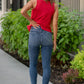 High Waist Distressed Skinny Jeans - Judy Blue