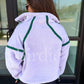PREORDER: Bliss Cozy 1/2 Zip in Lilac & Green // eta June