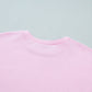 Pink JESUS SAVES Patchwork Stars Plaid Floral Letters Baggy Sweatshirt — image 13