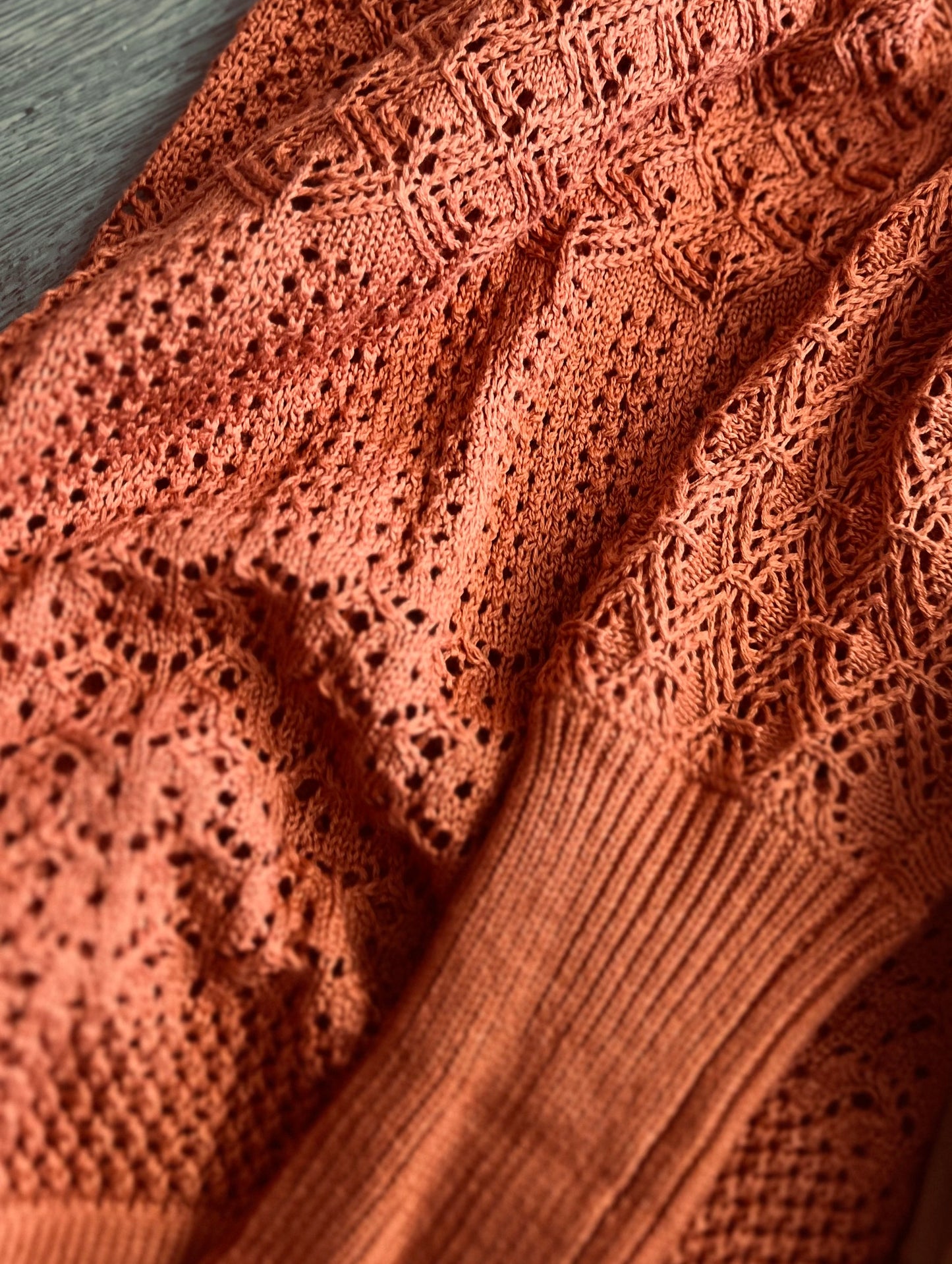 Halle Open Weave Cardigan