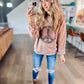Floral & Peace Pullover