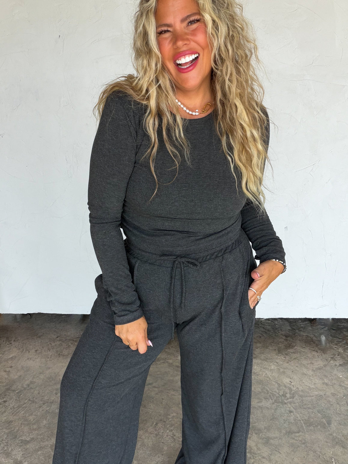 PREORDER: Sunday Ribbed Lounge Set // ETA week of 11/2–11/16 // ships free — image 14