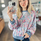 Meadow Breeze Floral Pullover