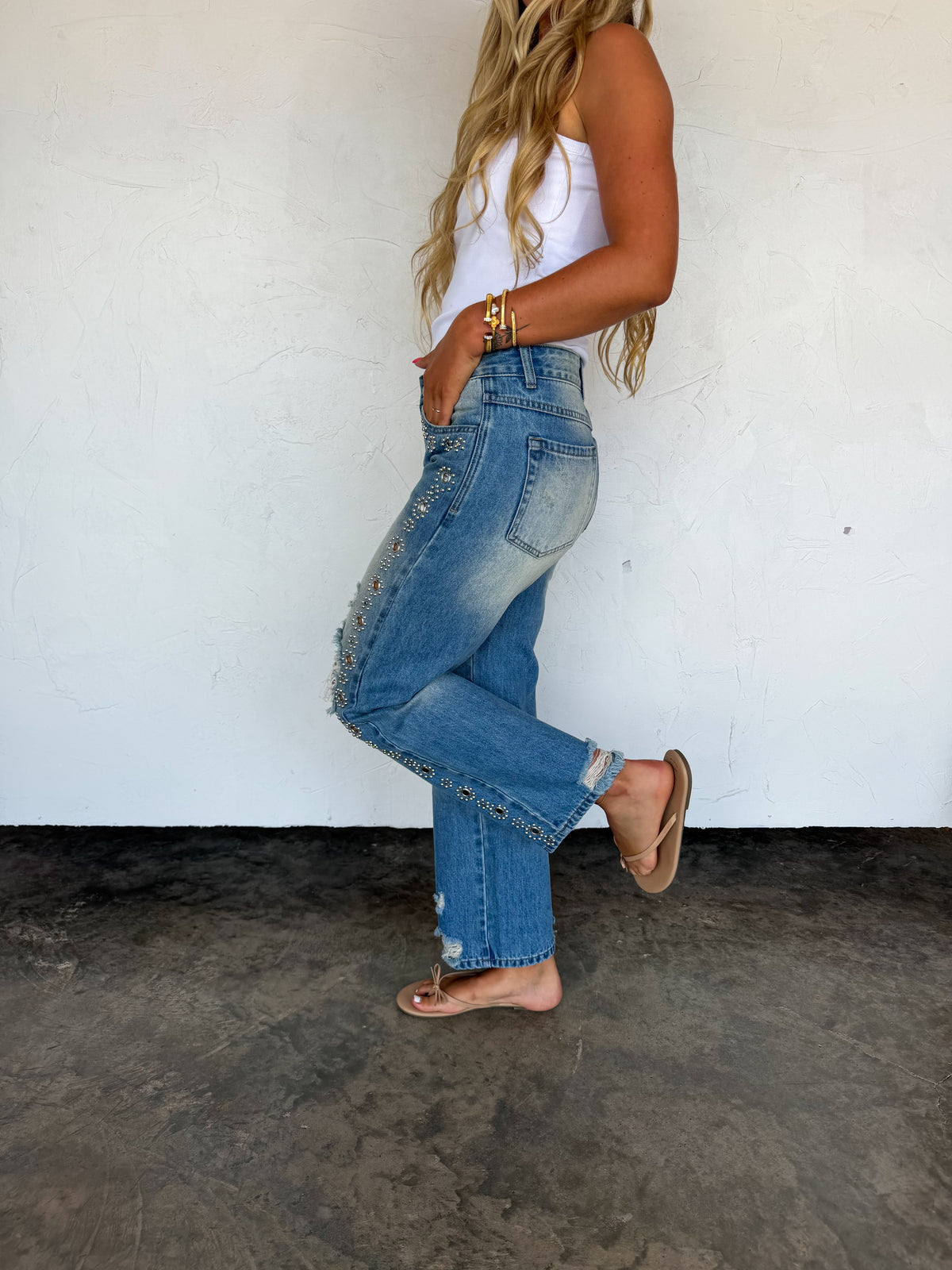 PREORDER: The Jagger Studded Jeans // ETA early–mid January — image 17