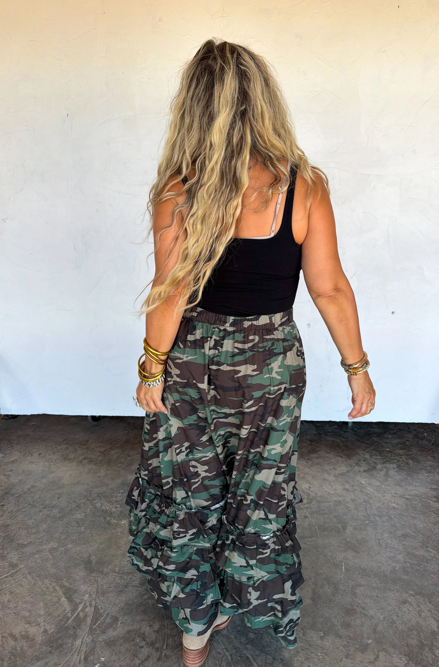 PREORDER: HIDDEN GEM CAMO MAXI SKIRT // eta November