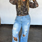 PREORDER: // OFF THE GRID STUDDED JEANS-Distressed and Classic // eta November