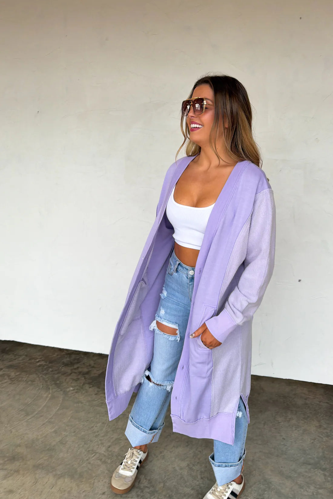 Dezi Sweatshirt Cardigan