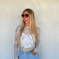 PREORDER: Summer Floral Mesh Top// eta 2-3 weeks // limited stock