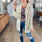 Cassidy Hooded Cardigan in Cream