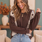 Darling Daisies Long Sleeve in Brown
