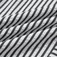 Black Stripe Wide Leg Casual Pants