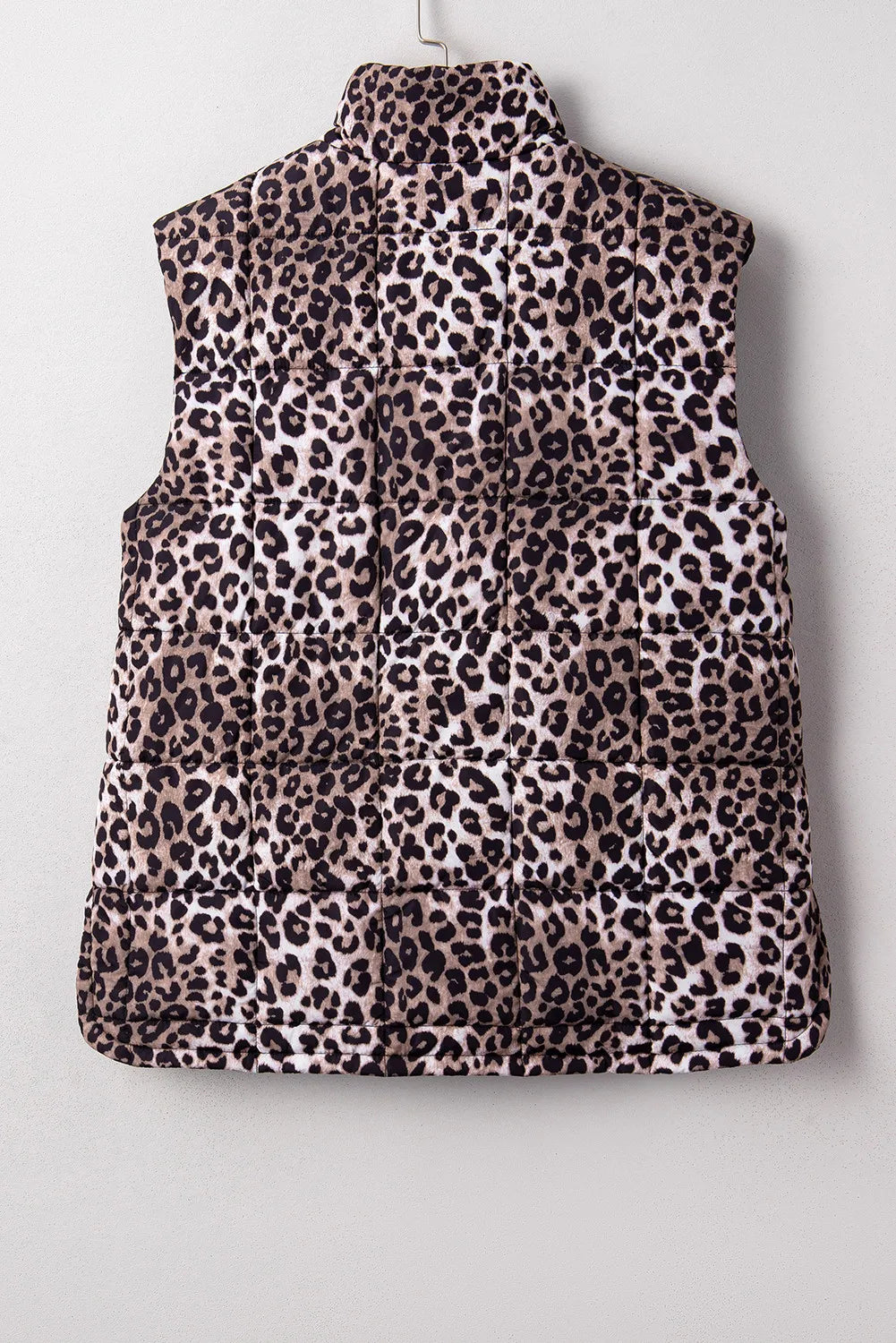 SHIPS FREE TODAY // Quilted Leopard Puffer Vest