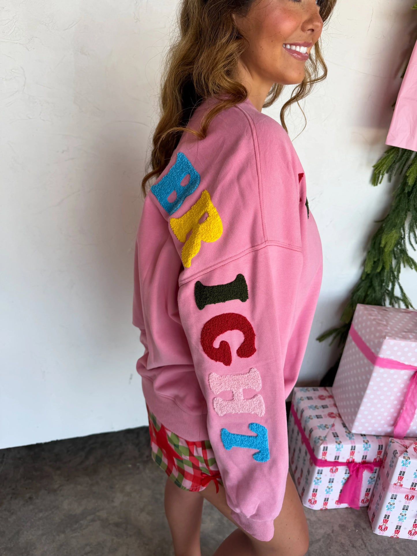 PREORDER: Merry Message Sweatshirt // ETA October - Early Nov