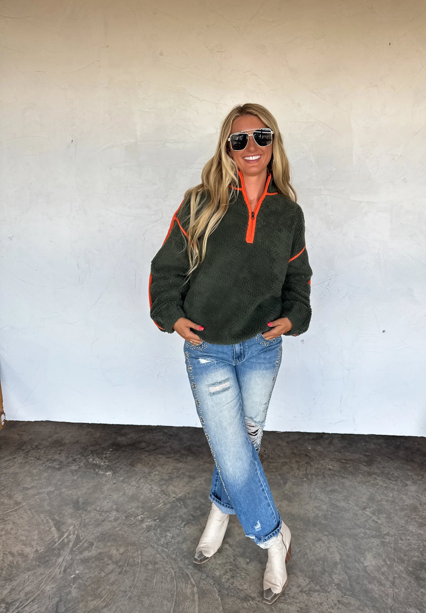PREORDER: AFTER SUNSET QUARTER ZIP PULLOVER // eta October