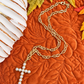 Ashton 18K Gold Pearl Cross Necklace