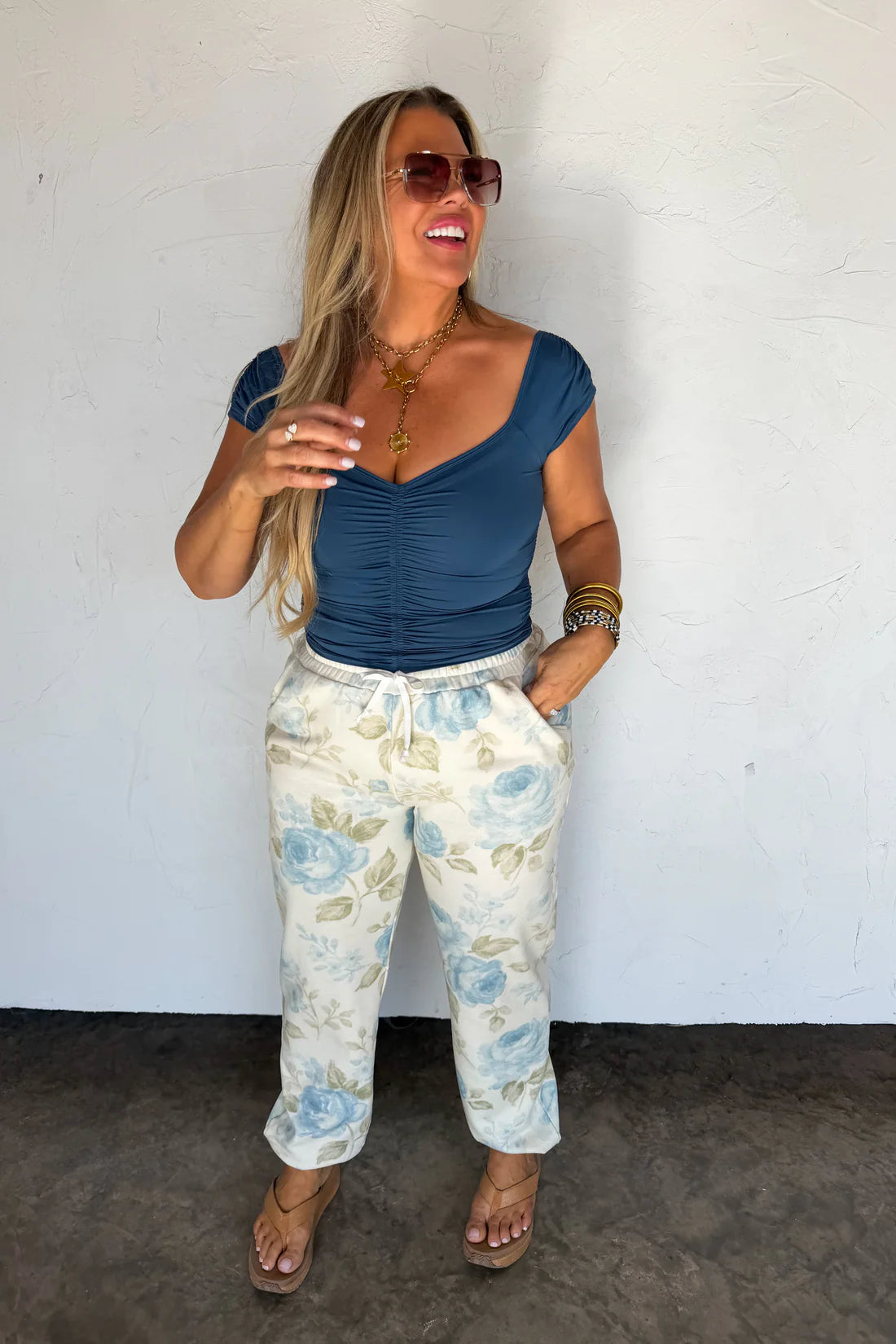Out and About Cap Sleeve Top