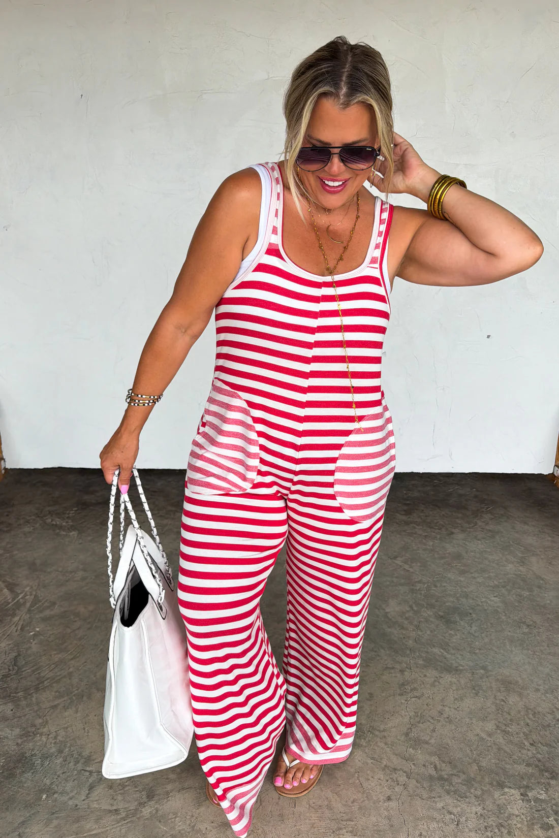*last chance* PREORDER: Ricki Stripe Terry Romper // eta Aug