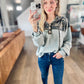 Camo Button Hoodie
