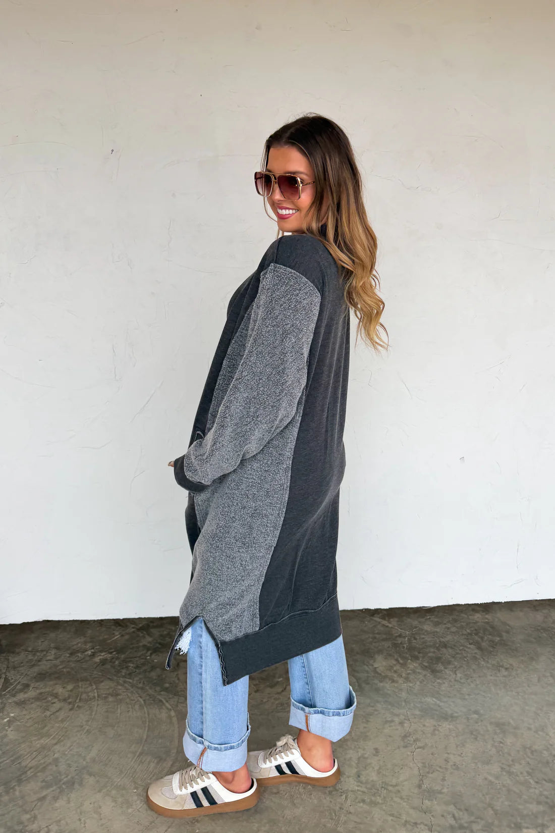 Dezi Sweatshirt Cardigan