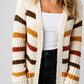 Fall Striped Cardigan