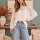 Coastal Breeze Open Knit Sweater