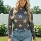 Star Gazer Long Sleeve Mesh Top