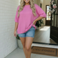 Pretty in Pink Knit Top