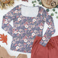 Alyssa Long Sleeve Top - Blushwood Floral