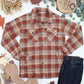Norah Shacket - Brick Plaid
