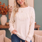 Fringe Forward Cream Knit Sweater