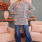 Cozy Days Distressed Marled Knit Sweater