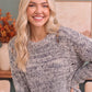 Cozy Days Distressed Marled Knit Sweater