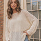 Coastal Breeze Open Knit Sweater