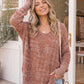 Cinnamon Spice Knit Sweater Top