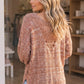 Cinnamon Spice Knit Sweater Top