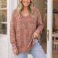 Cinnamon Spice Knit Sweater Top