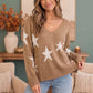 Reach For The Stars V Neck Sweater
