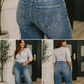 Molly Mid Rise Straight Denim - Judy Blue