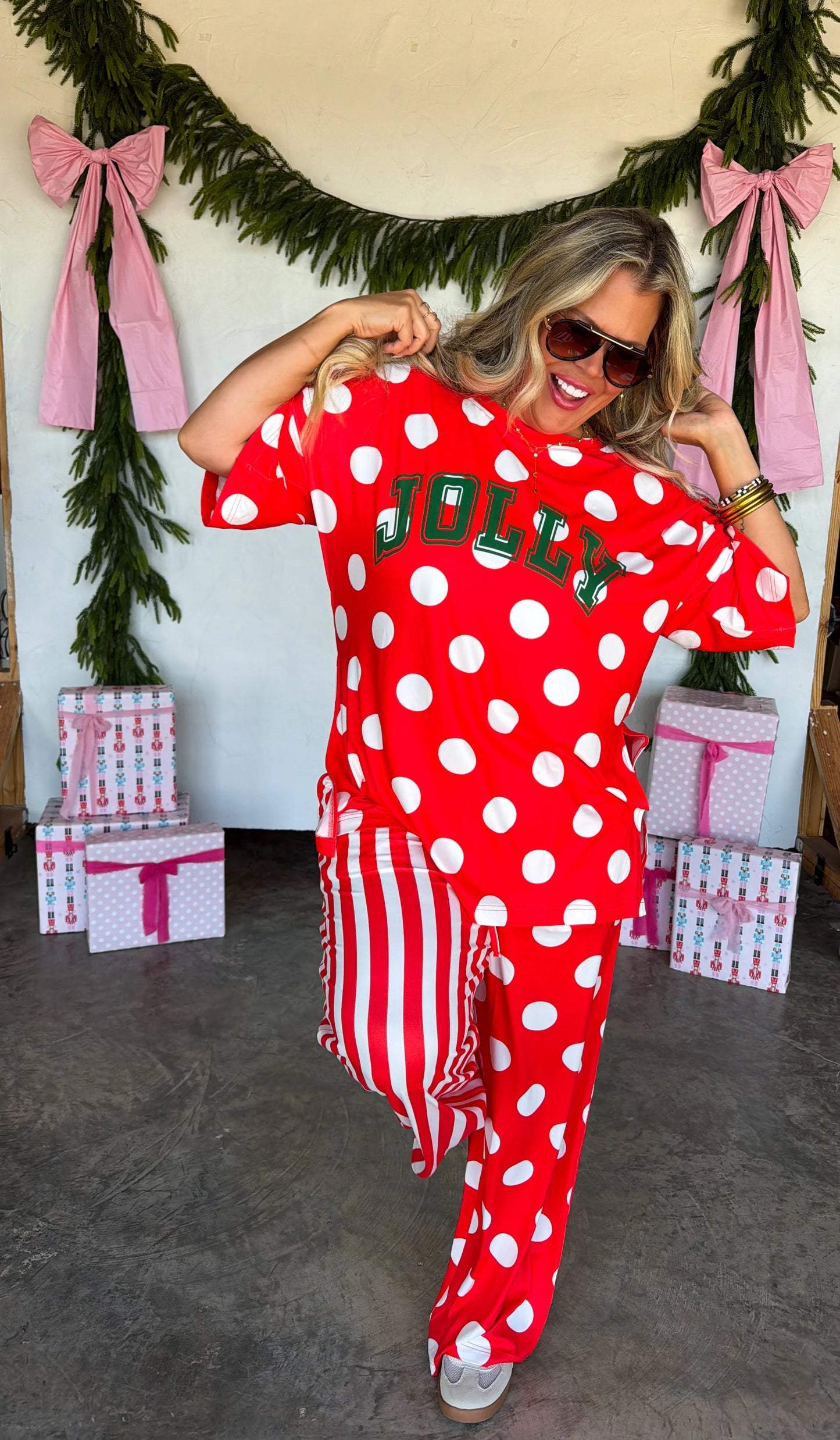 WKND DEAL//PREORDER: Merry Confetti Christmas Lounge Sets // ETA October - early November