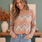 Chevron Dreams Long Sleeve Top