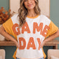 Game Day Glam Star Studded Graphic Tee