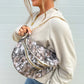 PREORDER: Double Zipper Crossbody Bag in Dark Camo // eta 3-4 weeks