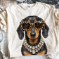 Black Weenie Dog (Ivory)