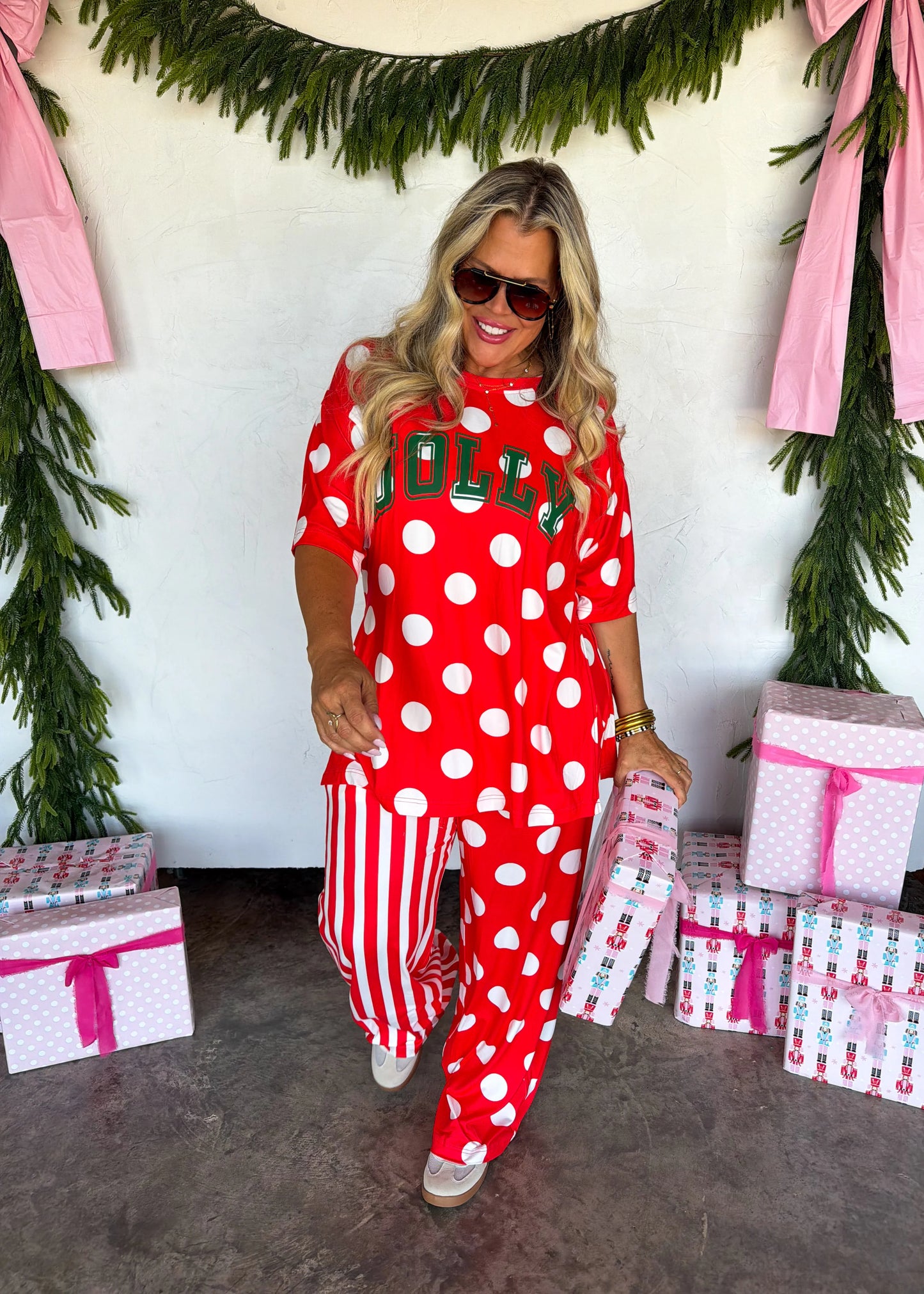 WKND DEAL//PREORDER: Merry Confetti Christmas Lounge Sets // ETA October - early November