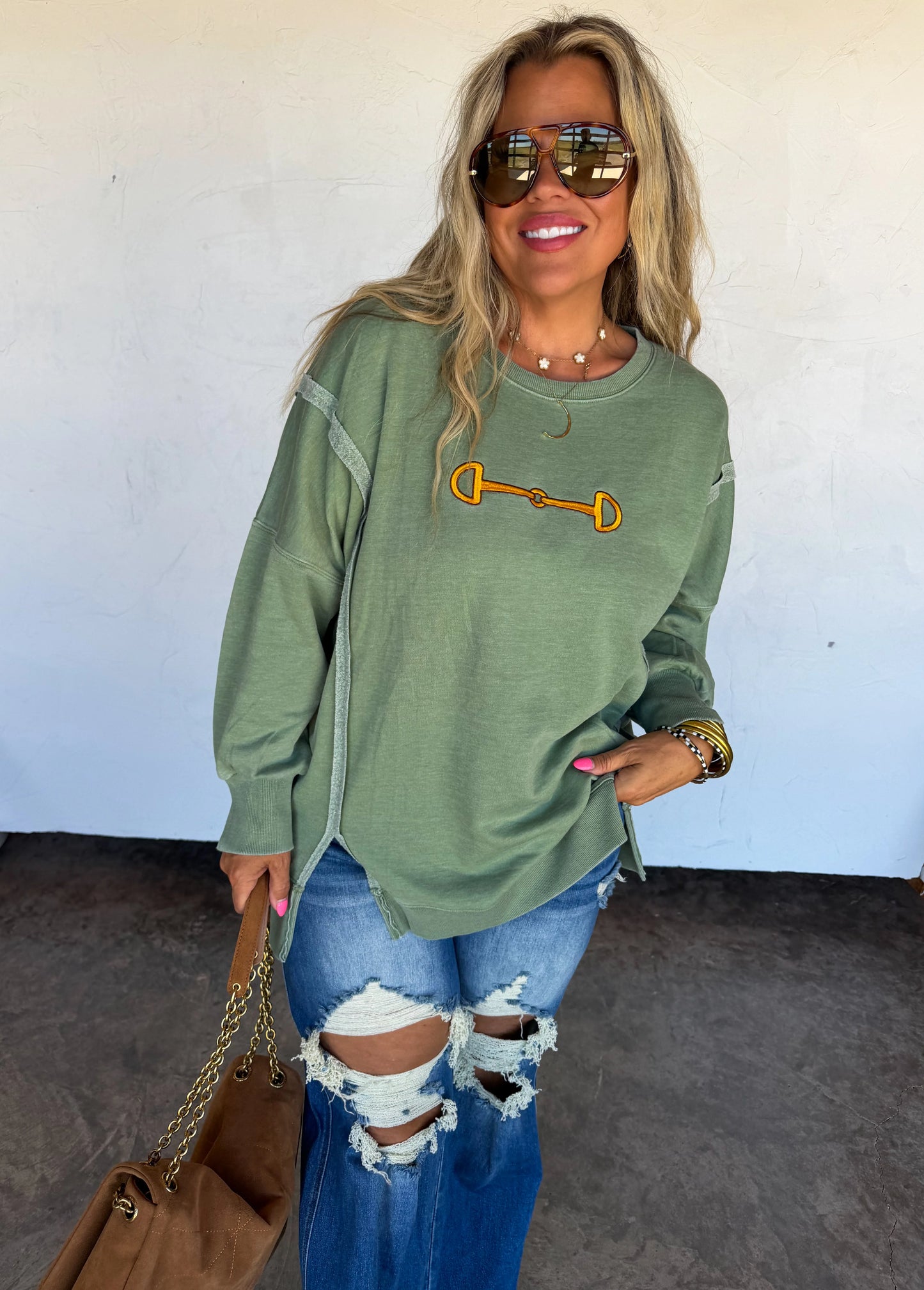 PREORDER: High Country Classic Embroidered Crew Pullover // eta October