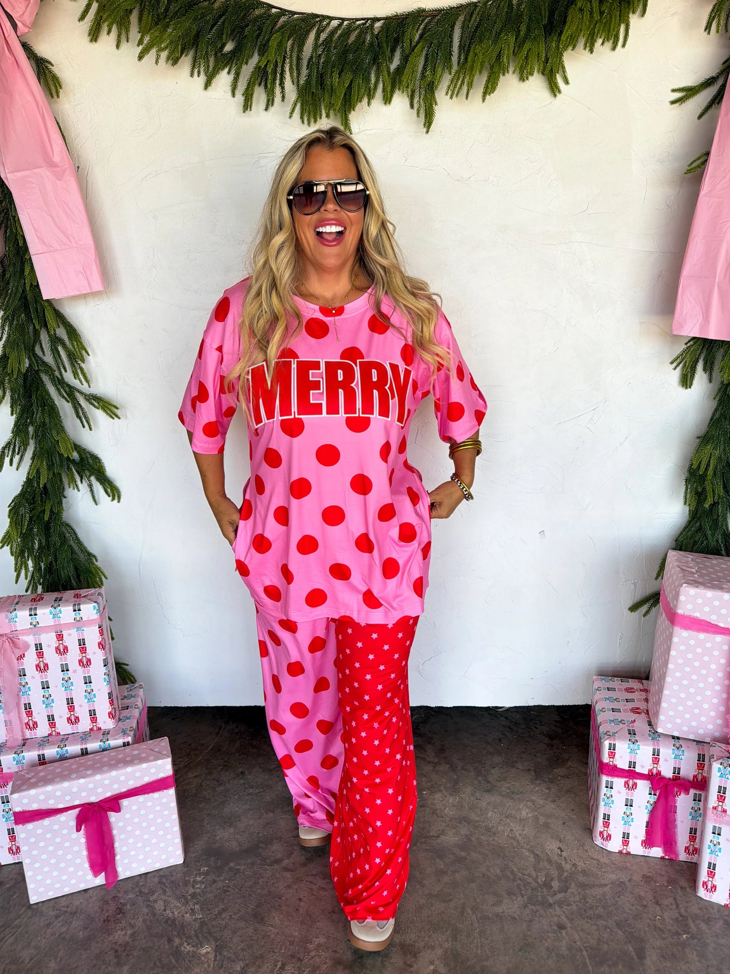 WKND DEAL//PREORDER: Merry Confetti Christmas Lounge Sets // ETA October - early November