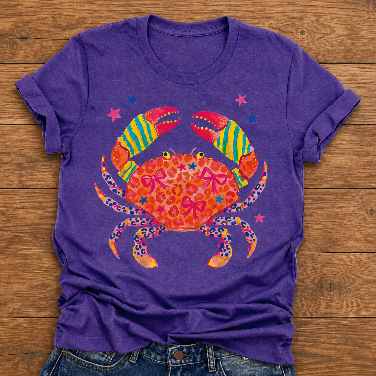 PREORDER: Preppy Crab Tee // eta 2-3 weeks